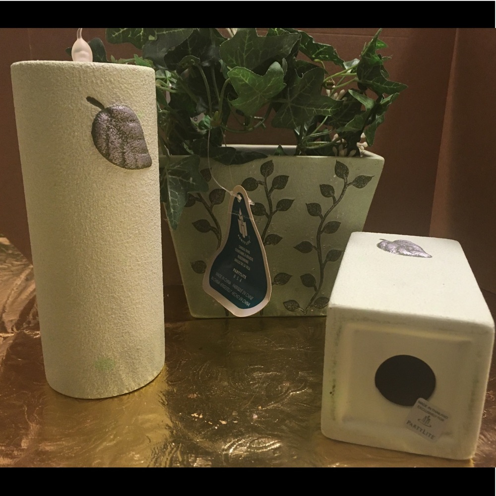 Partylite Light Green Spring Candle Set - Picture 6 of 7